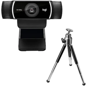 Logitech C922 Pro Stream Webcam, Hintergrundänderung + Stativ günstig