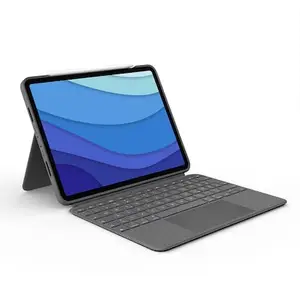 Logitech Combo Touch Tastatur und Foliohülle mit Trackpad oxford grey günstig