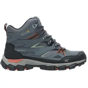REGATTA Holcombe III Mid Herren Wanderstiefel Grau Orange Gr. 45