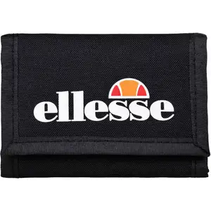 ellesse Uni Geldbeutel - Clarino Wallet, Logoprint, Klettverschluss, mit Innenfächern Schwarz günstig