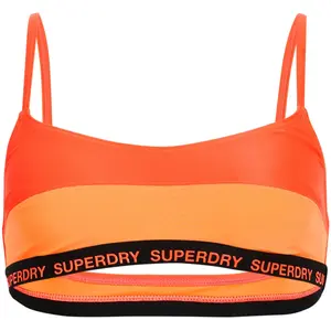 Elastisches Badeanzugoberteil, Damen Superdry XL günstig