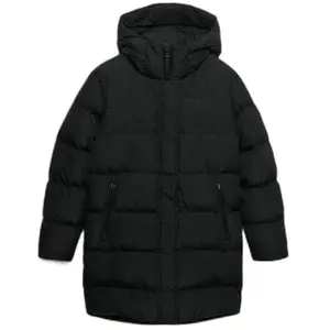 Damen lange Steppjacke mit Kapuze Superdry M günstig