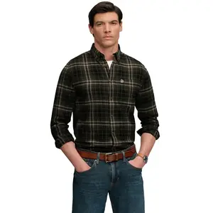 Langarm Baumwollhemd Superdry Lumberjack L günstig