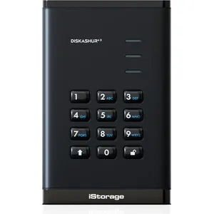 iStorage diskAshur3 HDD 256-bit 5TB - Black, 5 TB, 2.5", 3.2 Gen 1 (3....
