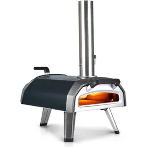 Ooni Karu 2, 1 Pizza/Pizzen, Schwarz, Edelstahl, 30 cm, 500 °C, Stein, 417 mm günstig