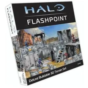 Mantic Halo: Flashpoint - Deluxe Buildable 3D Terrain Set (Englisch, 2 Spieler)