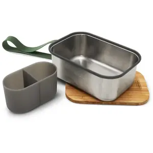 Black+blum Edelstahl Brotdose 1.25l One Size