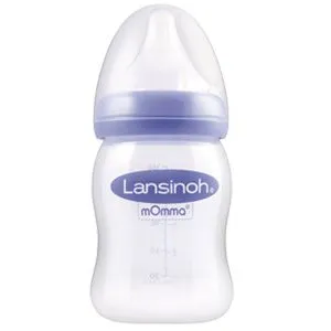 Lansinoh mOmma Babyflasche 160ml mit Natural Wave Silikonsauger S 1 ct