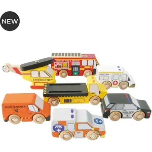 Le Toy Van TV446, Fahrzeug-Set, 3 Jahr(e), Holz, Mehrfarbig