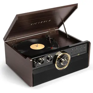 Victrola Empire 6-in-1 (Manuell), Plattenspieler, Braun günstig