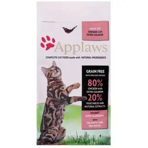 Applaws Katzenfutter Für Ausgewachsene Katzen Mit Huhn Und Lachs 2kg