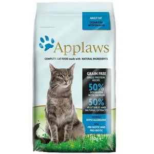 Applaws Katzenfutter Für Ausgewachsene Katzen Mit Fisch Und Lachs 350g