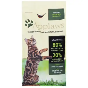Applaws Katzenfutter Für Erwachsene Mit Huhn Und Lamm 2kg