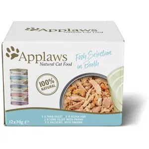 Applaws Multipack Fisch Auswahl 12x70g Nassfutter Für Katzen