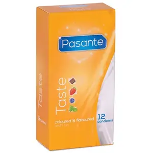 Pasante Taste Glatte Kondome 12 Einheiten One Size günstig