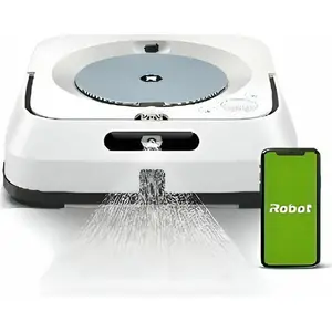iRobot Braava Jet m6, Staubsauger Roboter, Weiss, Silber