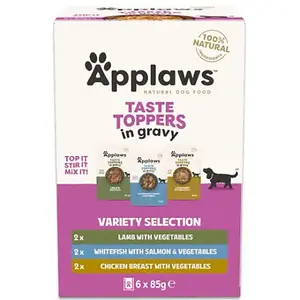Applaws Topper Sauce Variety Multipack Nassfutter Für Hunde 6x85g