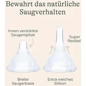 Lansinoh 2er-Pack Babyflaschen NaturalWave Sauger, Weithals, 160 ml günstig