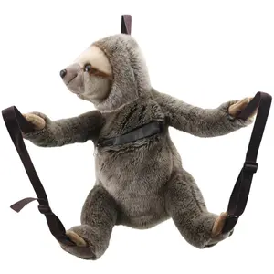 The Puppet Company Rucksack Faultier Tier für Kinder - weicher Plüschr...