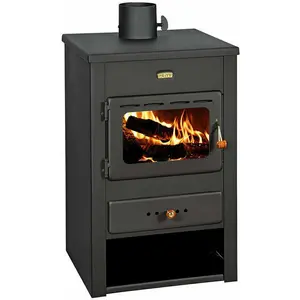 PRITY K12, Freistehender Holzofen mit Sichtscheibe, 10,4 kW, , Ø 130 mm günstig