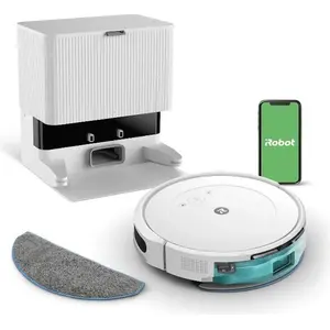 iRobot Roomba Combo, Beutellos, Weiß, Rund, Staubbeutel, Ladend, Purif...