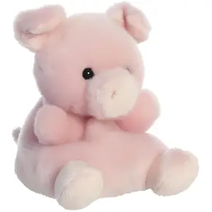 Aurora, 61242, Palm Pals, Wizard Schwein, 13cm, Plüschtier, pink, Rose