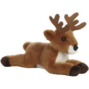 Aurora, 31307, Mini Flopsie Hirsch 20,5cm, Plüschtier, Braun