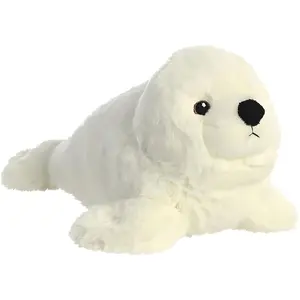 Aurora World Aurora, 35014, Eco Nation, Robbe, 30cm, Plüschtier,Weiß