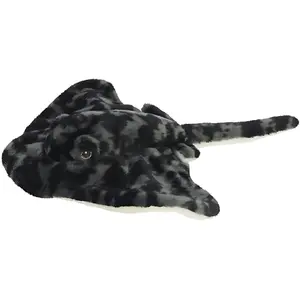Aurora World 35019 Aurora Tiere Peluche, Schwarz/Grau, M
