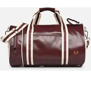 FRED PERRY CLASSIC BARREL BAG Burgunder
