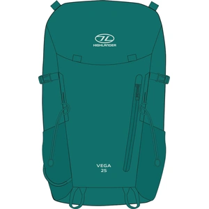 Highlander Rucksack Vega Rucksack Teal für Frauen 25 Liter - Grün