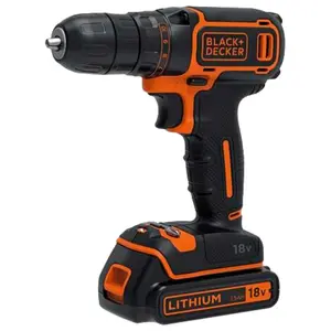 Black & Decker BDCDC18K Akkuschrauber Bohrschrauber 18V 1.5Ah mit Koff...