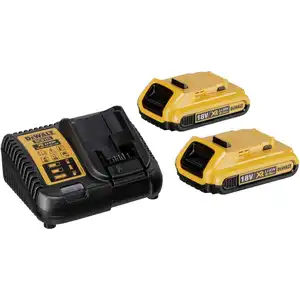 DeWalt DCB115D2-QW Akku-Kit (2 x 18 V / 2 Ah plus DCB 115)