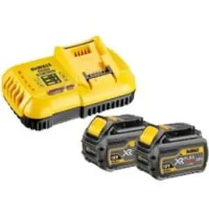 XR FLEXVOLT Akku Starterkit DCB118T2, inkl. 2x Akku 54Volt 2Ah, Set