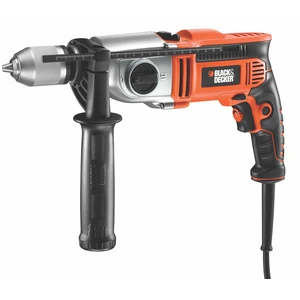 Black & Decker KR911K-QS, Handbohrmaschine, Ohne Schlüssel, Grau, Oran...