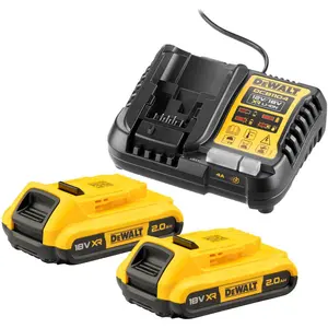 DEWALT Akku-Kit 2x/2Ah plus DCB1104 - Ladegerät günstig