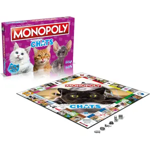 Winning Moves Monopoly Katzen auf Französisch   Brettspiel 8+   Gesell...