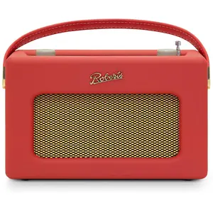 Roberts Radio Revival iStream 3L, Tragbar, Analog & Digital, DAB, DAB+, FM, 3,5 mm, USB Typ-A, Rot