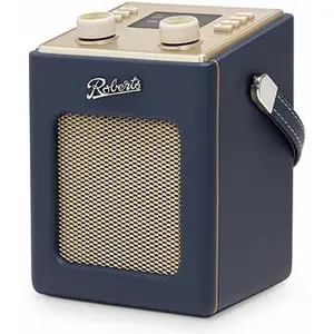 Roberts Radio Revival Mini 2, Tragbar, Analog & Digital, DAB, DAB+, FM, LCD, 3,5 mm, Navy