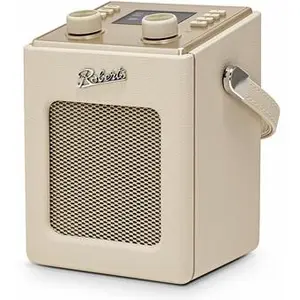 Roberts Radio Revival Mini 2, Tragbar, Analog & Digital, DAB, DAB+, FM, LCD, 3,5 mm, Cremefarben