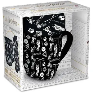 Pyramid Mit Tasse Und Socken Harry Potter Symbole Der Dunklen Künste Im Miniatur-geschenkset 315ml günstig