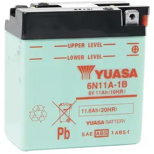 Yuasa 6n11a-1b-dc Agm-batterie One Size