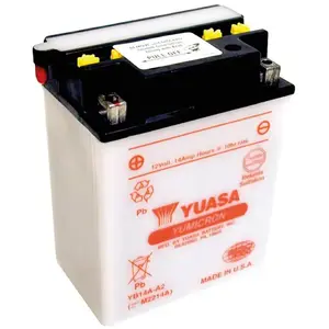 Yuasa Yb14a-a2-dc Agm-batterie One Size