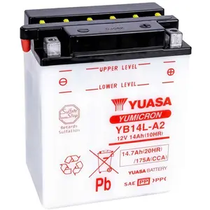 Yuasa Yb14l-a2-dc Agm-batterie One Size