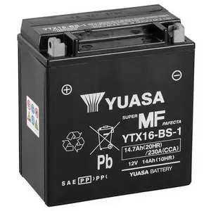 Yuasa Ytx16-bs-1 Agm-batterie One Size