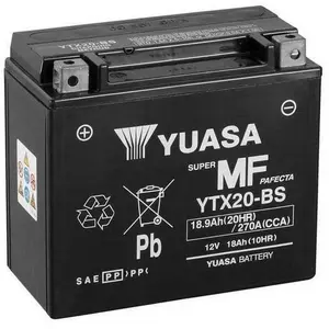 Yuasa Ytx20-bs Agm-batterie One Size