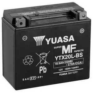 Yuasa Ytx20l-bs Agm-batterie One Size günstig