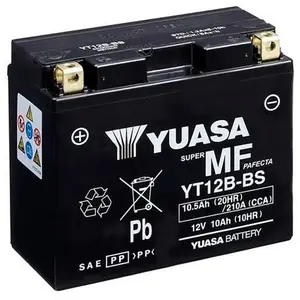 Yuasa Yt12b-bs Agm-batterie One Size
