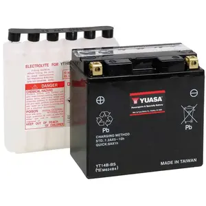 Yuasa Yt14b-bs-cp Agm-batterie One Size