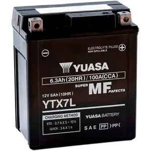 Yuasa Ytx7l Agm-batterie One Size